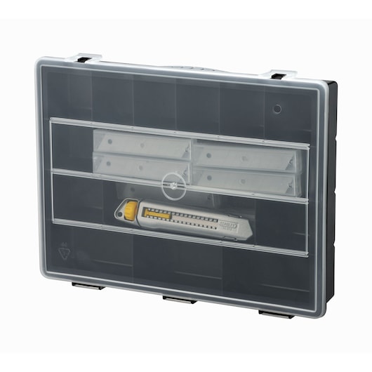 Stanley Klingen-Vorratspack STHT10019-9 mit 200 Abbrechklingen 18mm und Interlock Cutter