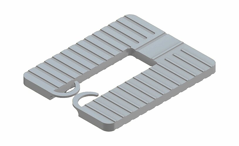 Roto Diskoklick Montagekeile Typ 2 grau 65x52,5x8 mm