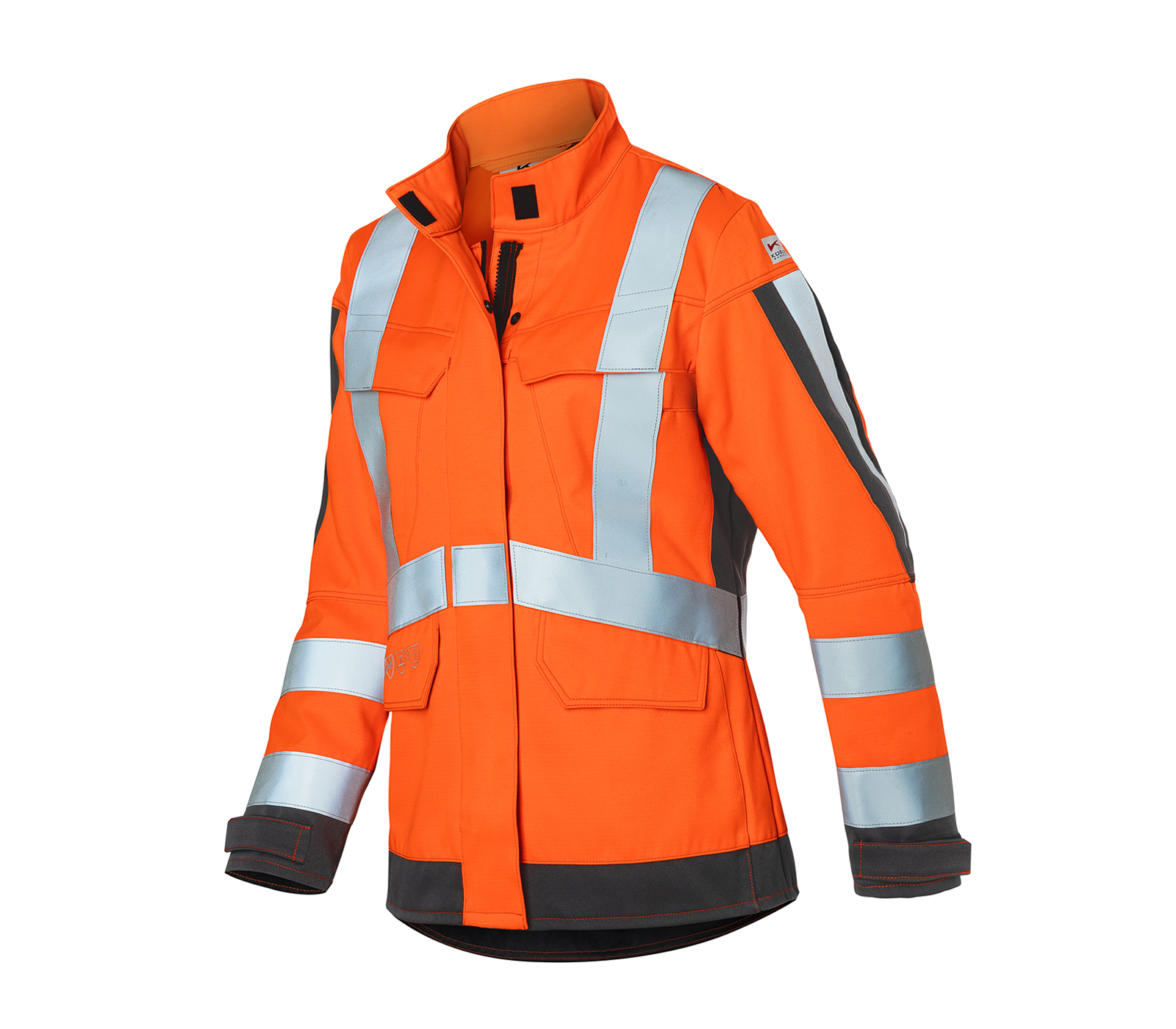 KÜBLER PROTECTIQ HIGH VIS Damenjacke arc1 PSA 3 warnorange/anthrazit  1493 8345-3797-54