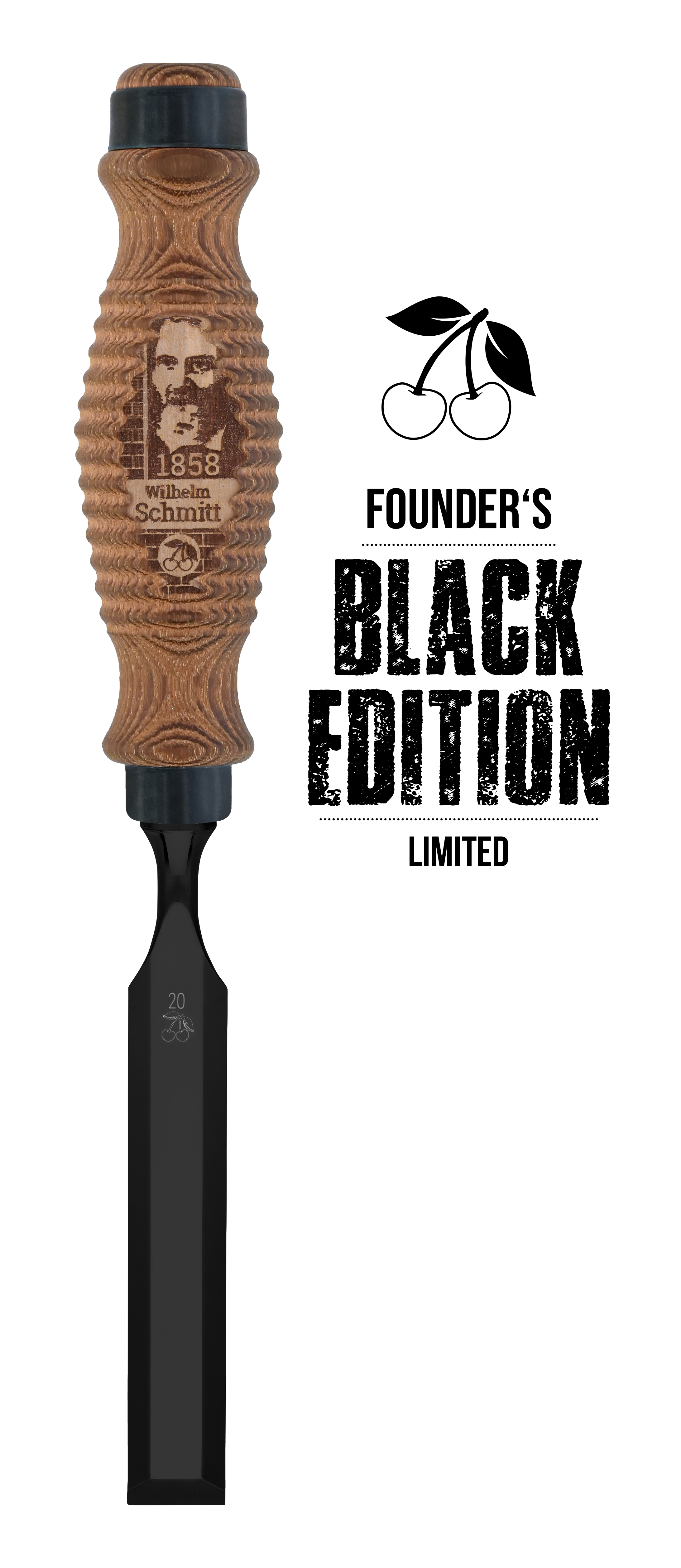 Kirsche Founder's Black Edition Stechbeitel (20 mm)