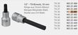 Proxxon 1/2" TX-Einsatz TX30 55mm lang