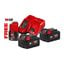 Milwaukee M18™ NRG pack Akku-Starterset M18NRG-502 mit 2x 5.0 Ah Akkus und Schnellladegerät