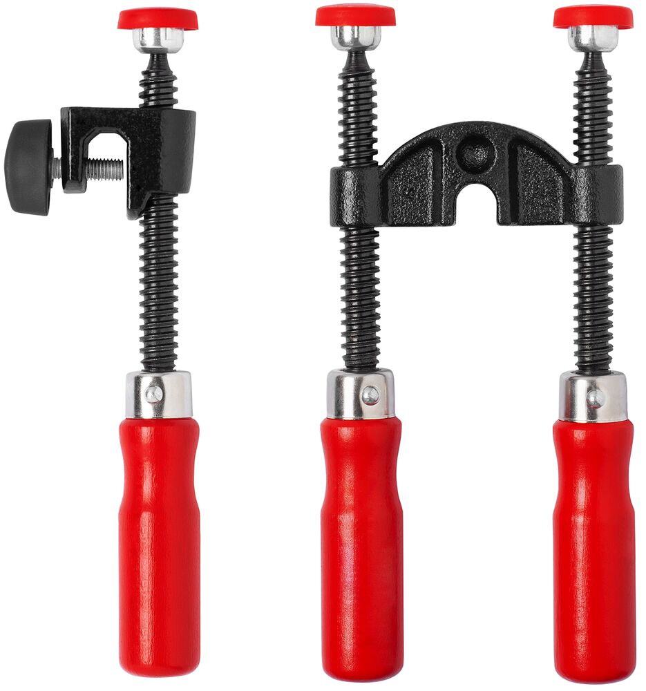 Bessey Kantenzwinge KT5-2 mit 2 Spindeln für Schraubzwingen bis 13 mm Schienendicke