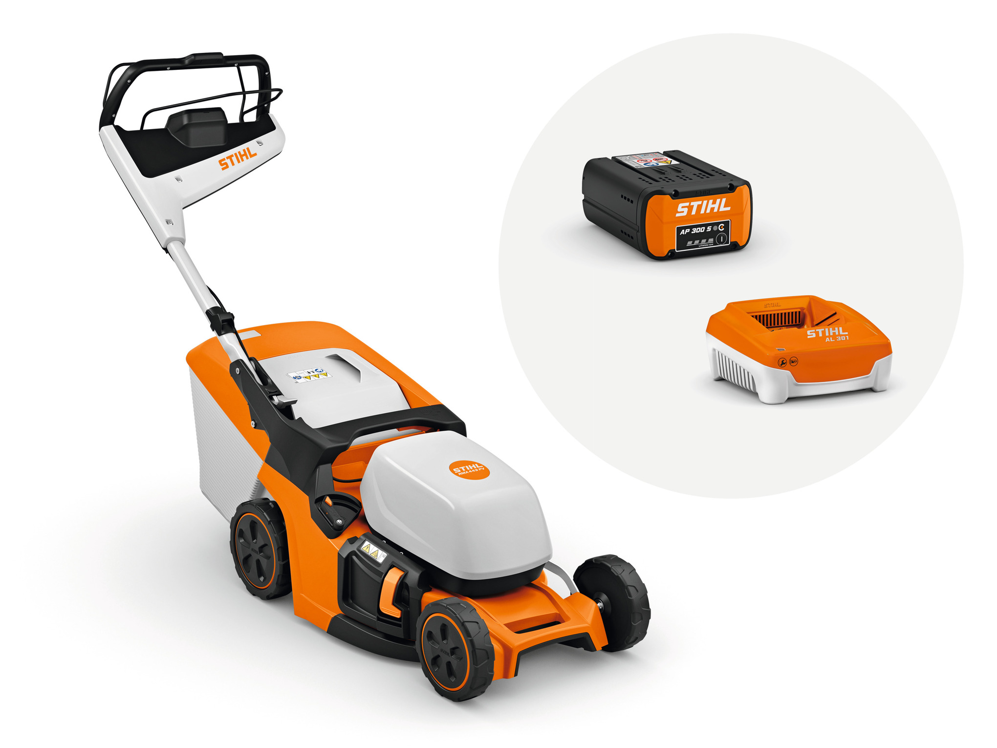 STIHL RMA 443 PV, mit Akku AP 300 S und Ladegerät AL 301