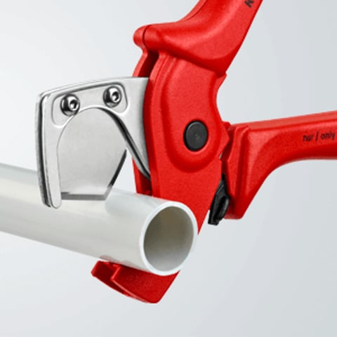 Knipex PlastiCut® Schlauch- und Schutzrohrschneider 90 20 185 für Kunststoffrohre und Schläuche bis Ø 25 mm