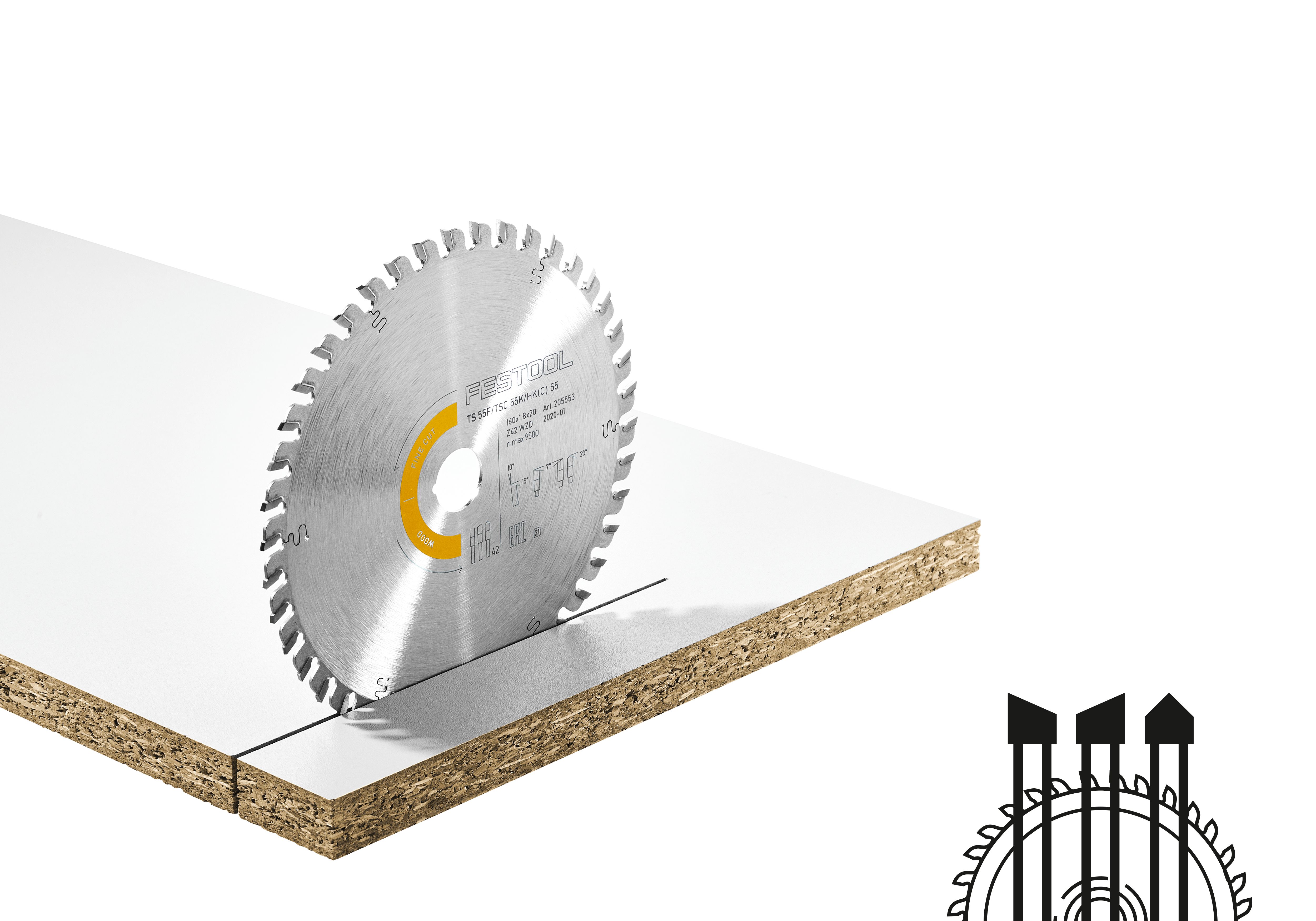Kreissägeblatt WOOD FINE CUT HW 160x1,8x20 WD42, Elektronik, Hardware