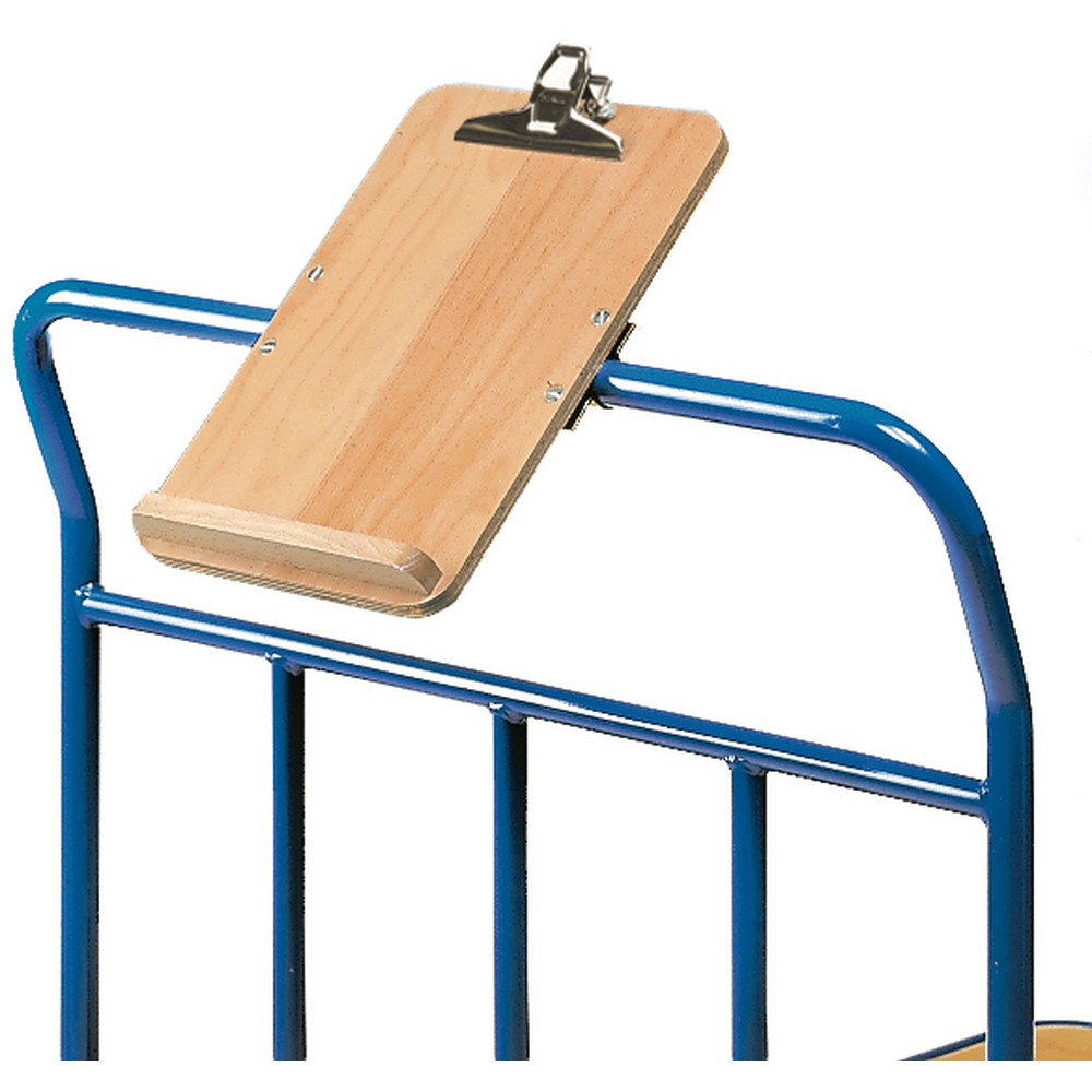 Fetra Schreibtafel 1290 DIN A4 hoch aus Holz mit Papierklammer und Stiftablage