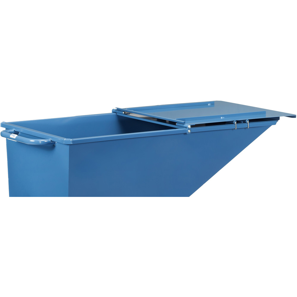 Fetra Klappbarer Deckel für Muldenkipper 47D1 brillantblau RAL 5007