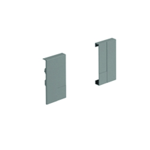 HETTICH Verbinder für Aluminiumfront InnoTech Atira, 70 mm, links und rechts, grau