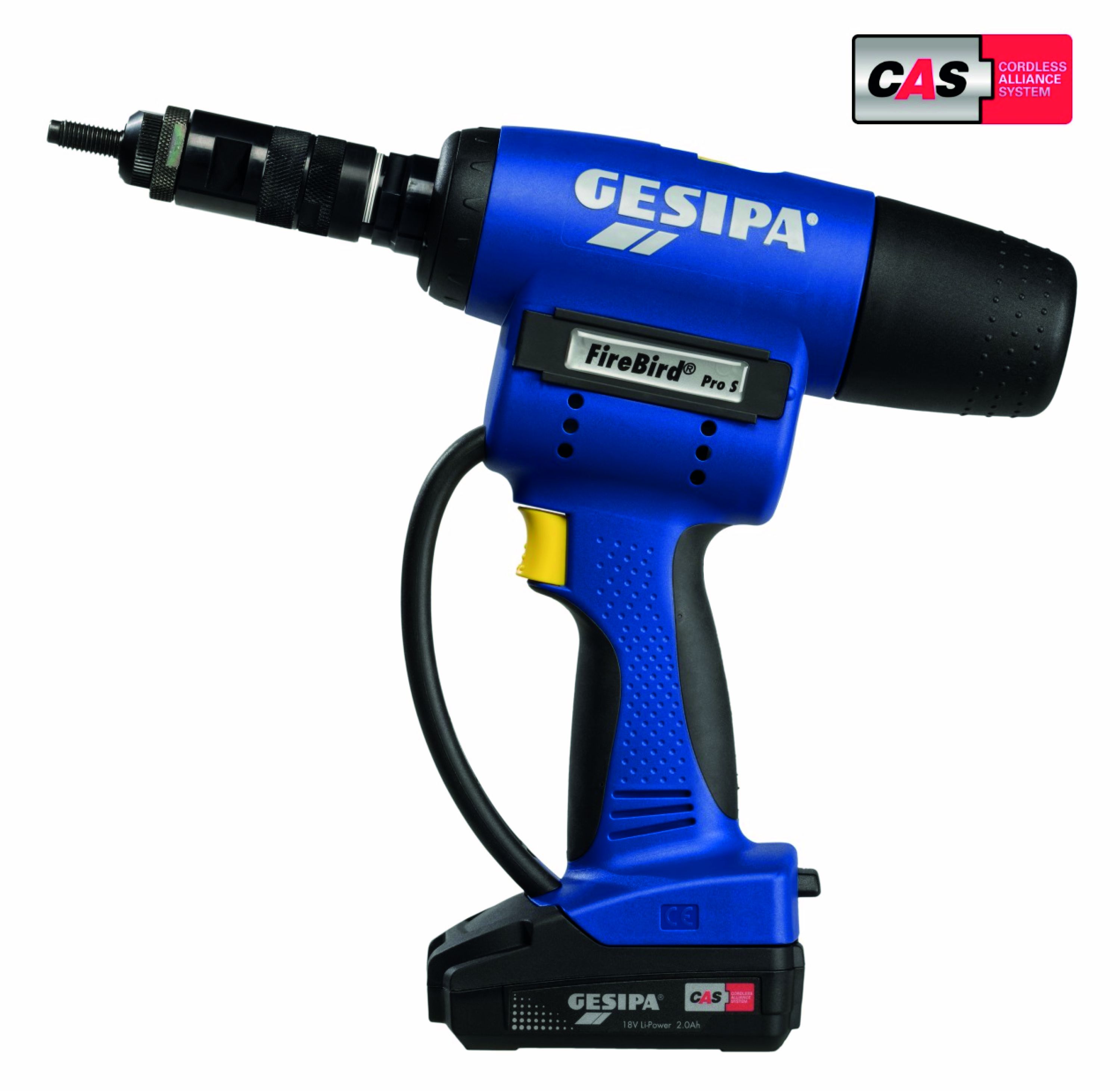 Gesipa FireBird Pro S Gold Edition CAS mit 1 Li-Ion Akku 18V - 2,0 Ah / Ladegerät in L-Boxx Gesipa FireBird Pro S Gold Edition CAS mit 1 Li-Ion Akku 18V - 2,0 Ah / Ladegerät in L-Boxx