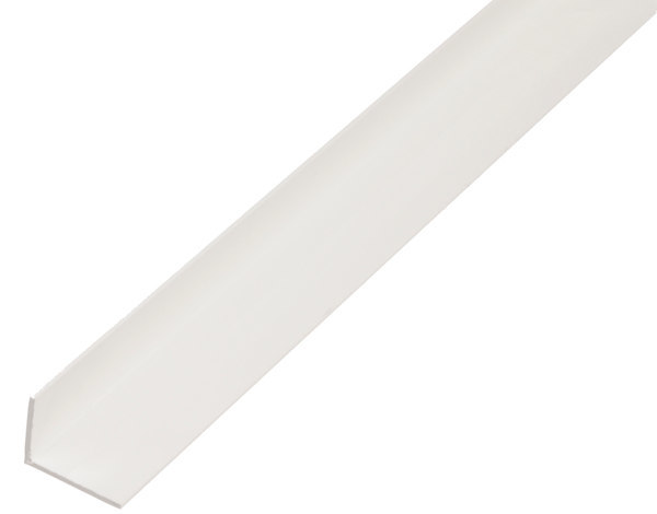 GAH ALBERTS Winkelprofil, ungleichschenklig, L 2000 mm, Kunststoff weiß