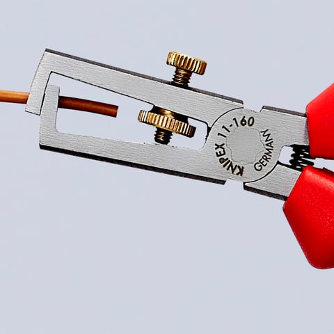 Knipex 11 02 160 Abisolierzange Universal mit Öffnungsfeder