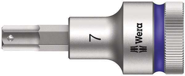 8740 C HF Zyklop bit socket with 1/2" drive with holding function, 7 x 60 m
