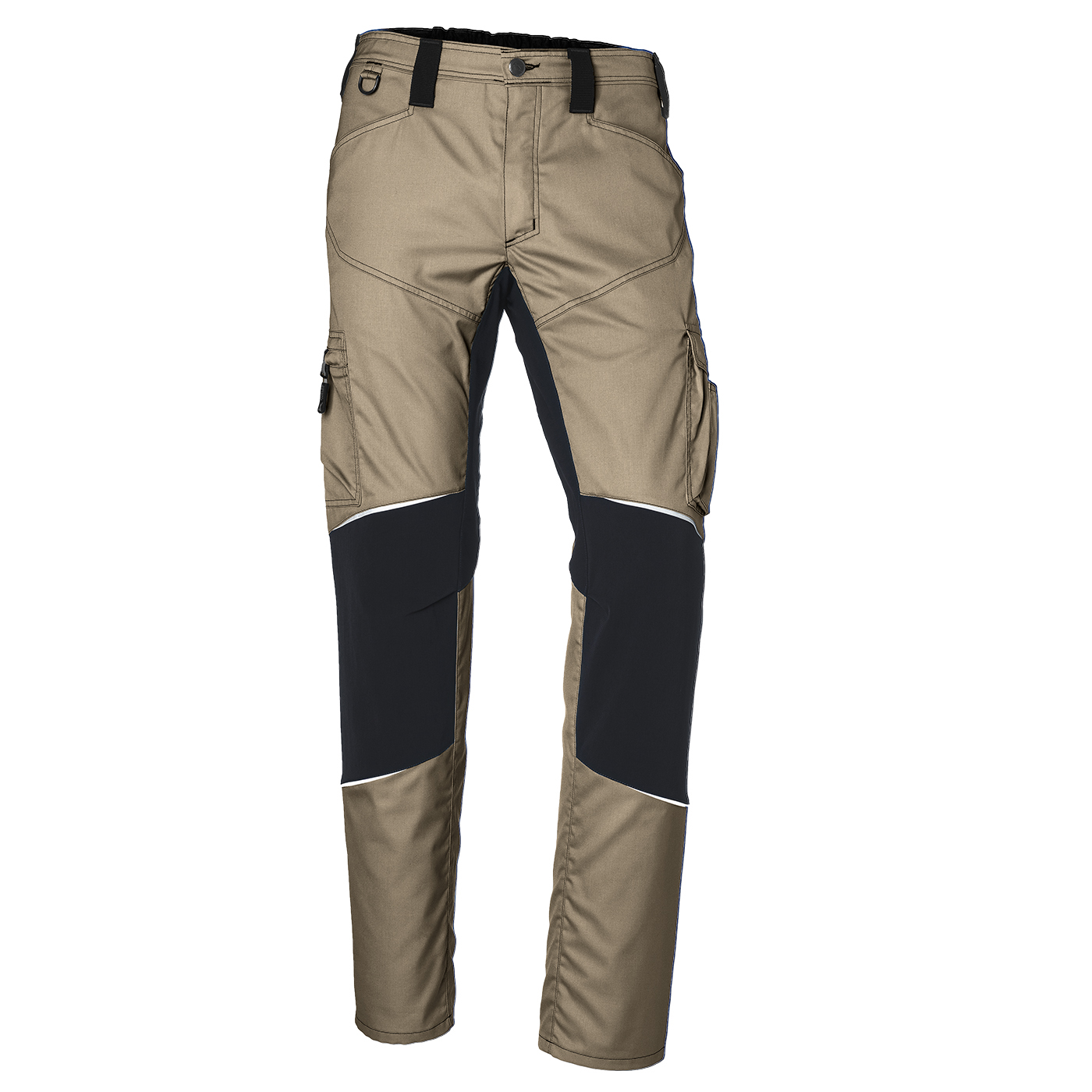 KÜBLER ACTIVIQ Stretchhose sandbraun/schwarz  2850 5231-2599-50