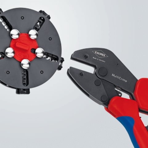 Knipex MultiCrimp® Crimpzange mit Wechselmagazin 97 33 02