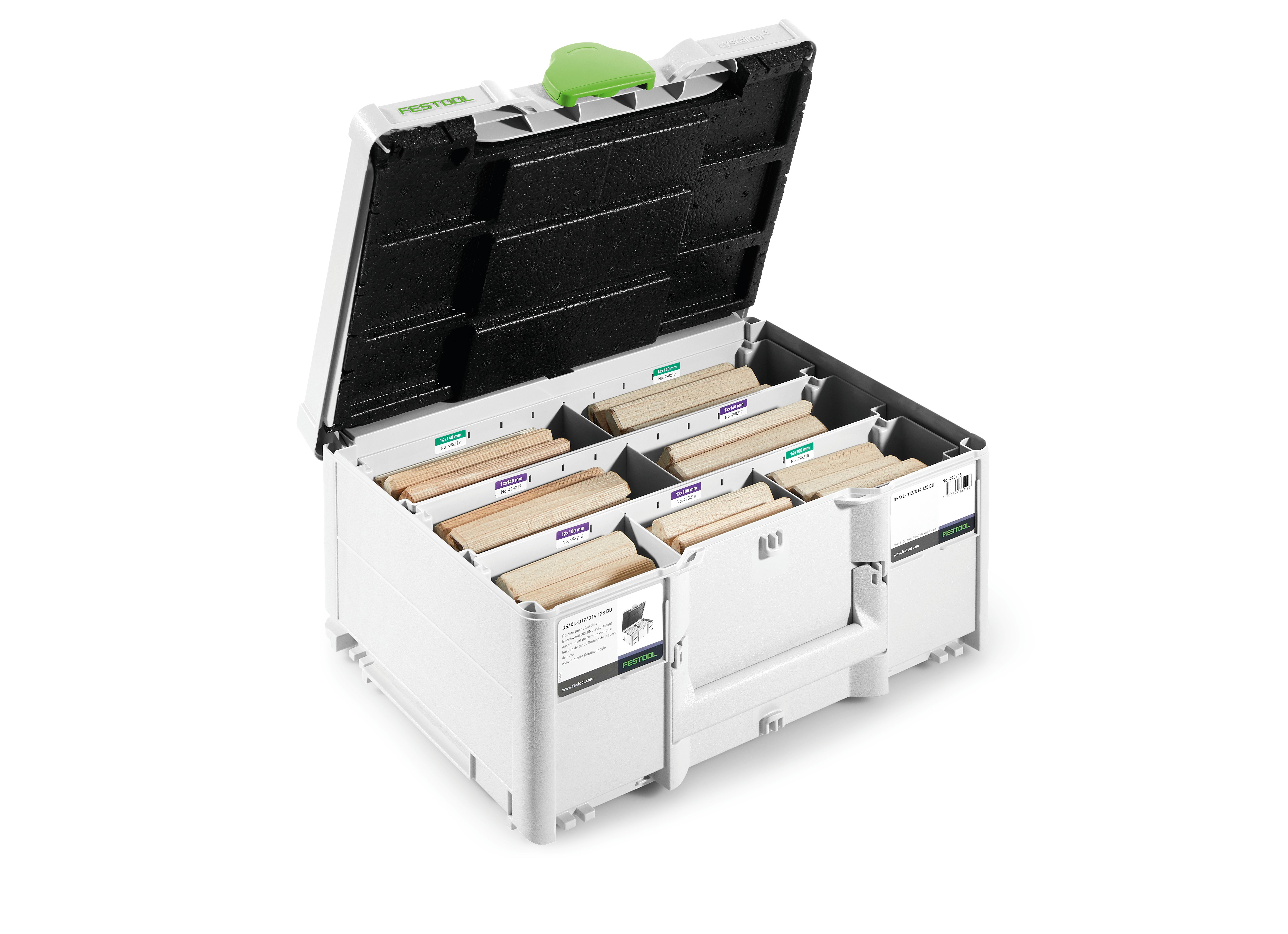 DOMINO XL Dübel Buche DS/XL D12/D14 128 BU