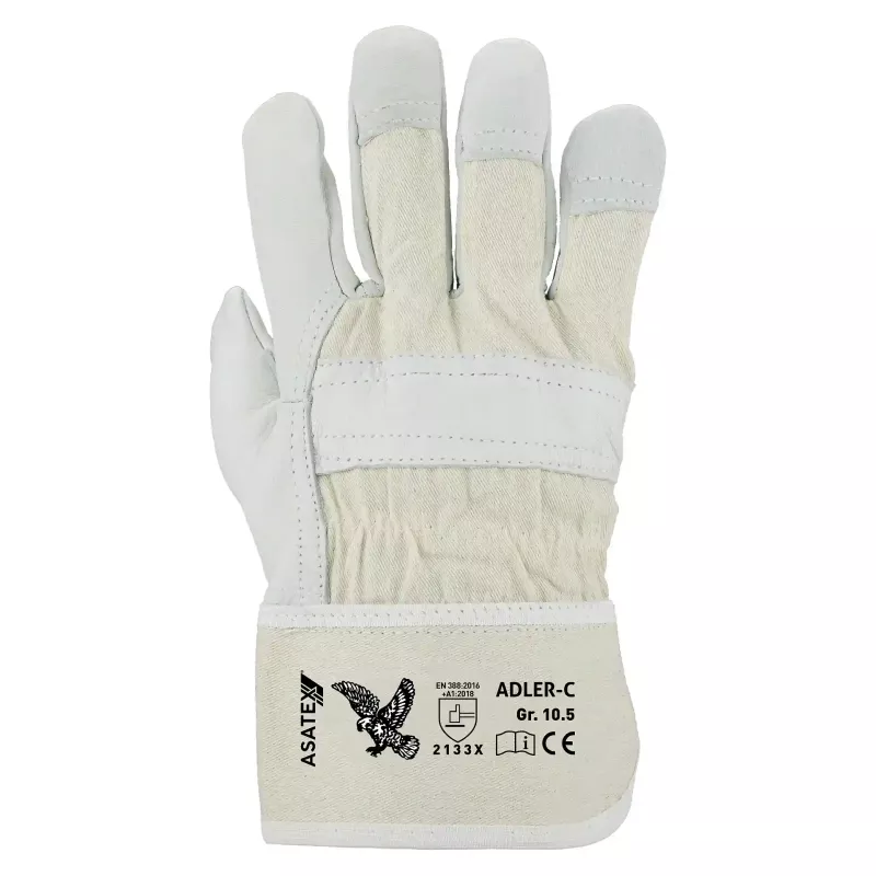 Asatex Rindvollleder Handschuh Adler C Gr.10,5 (Asa)