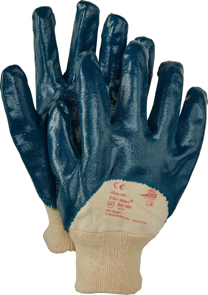 KCL Handschuh Nitex 318, 250mm, Gr.9, blau