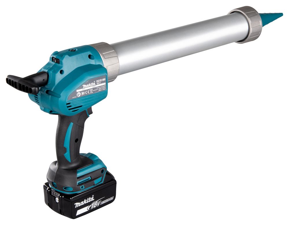 Makita Akku-Kartuschenpistole DCG180ZX 18V für 300/600ml Kartuschen und Schlauchbeutel