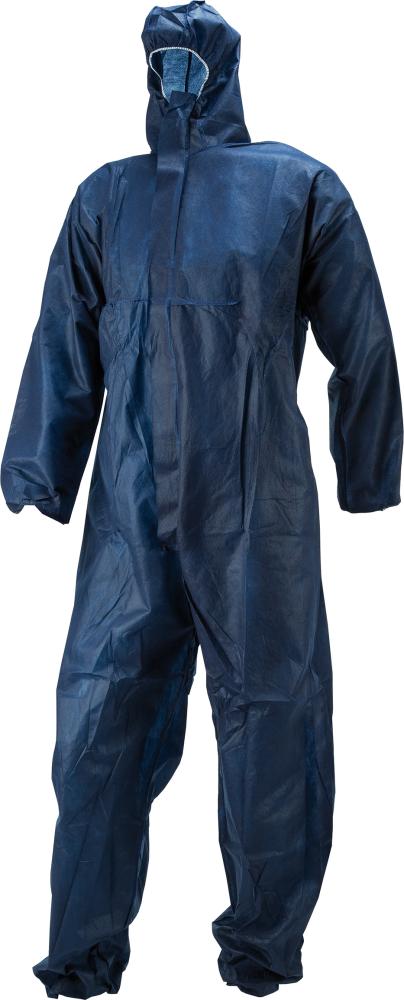 FORTIS Einwegschmutzanzug, PP, Gr. XL, blau, FORTIS