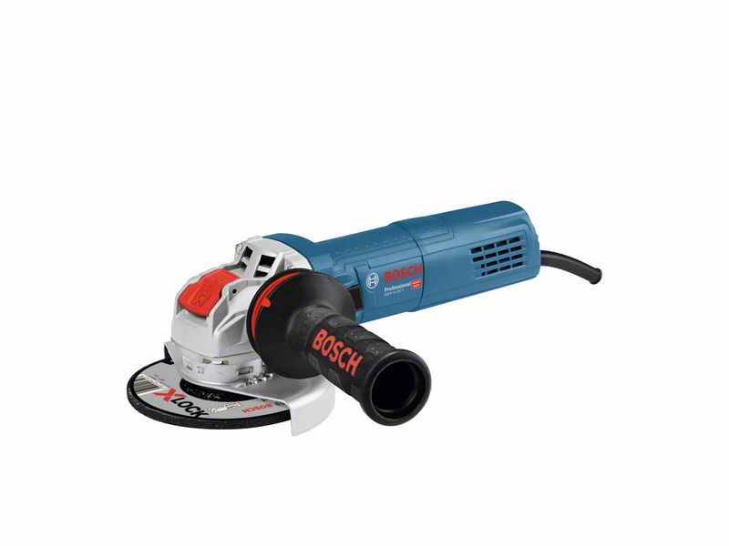 Bosch Winkelschleifer GWX 9-125 S, X-LOCK mit Zusatzgriff und Schutzhaube, im Karton