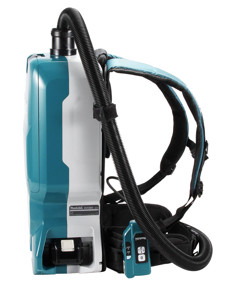 Makita Akku-Rucksackstaubsauger DVC665ZU 2x18V 110 mbar 6L HEPA AWS