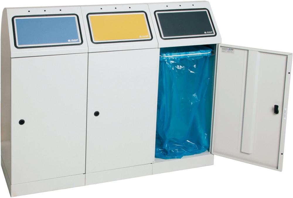Stumpf Abfalls. Flex-M 3x75l grau,ProPads Tüte