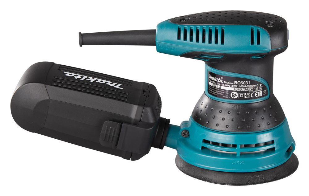 Makita Exzenterschleifer BO5031J 300W 125mm im MAKPAC