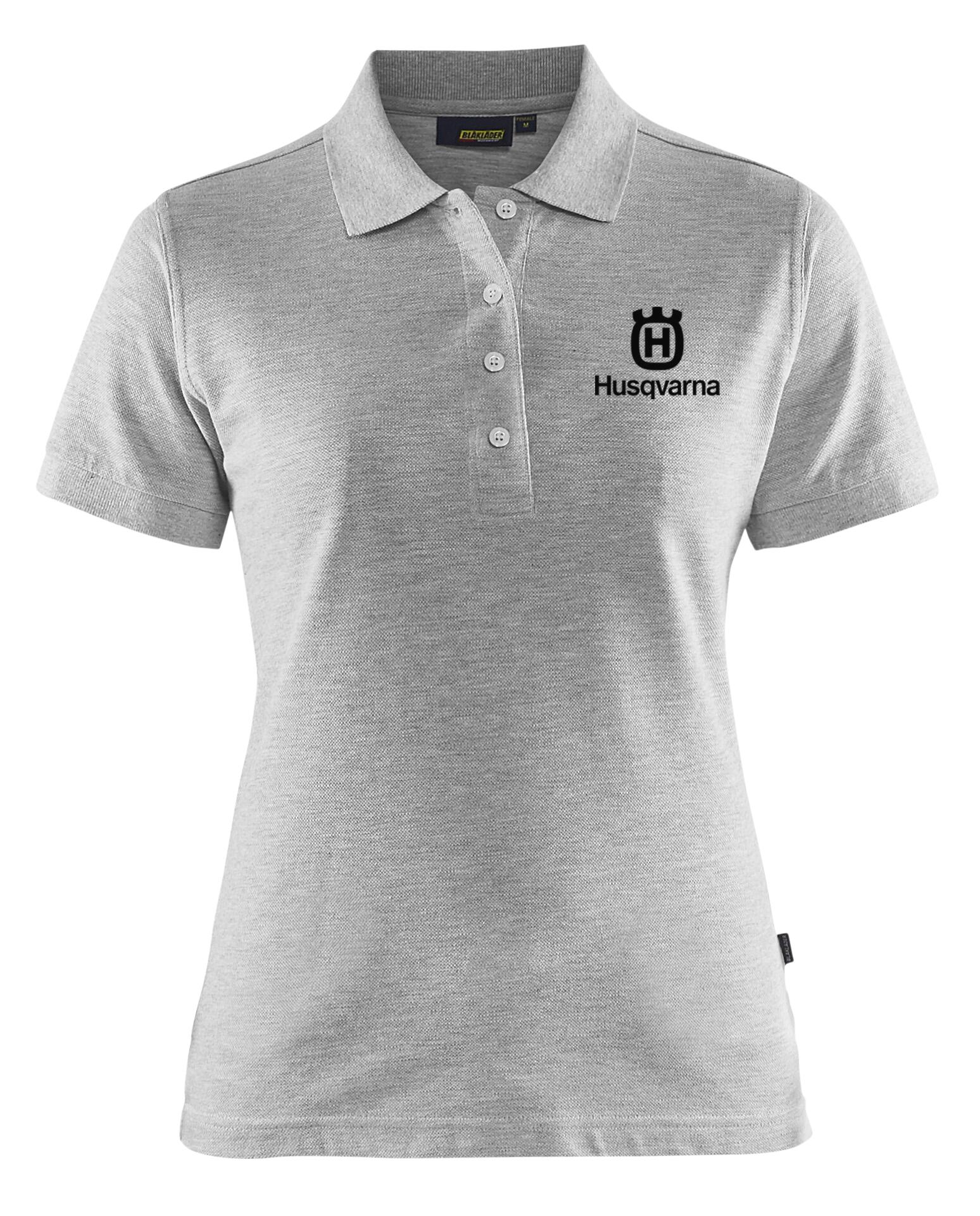 Husqvarna Poloshirt Damen grau