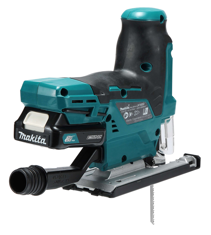 Makita Akku-Pendelhubstichsäge JV102DZ 12Vmax 90mm 800-3000min⁻¹ bürstenloser Motor