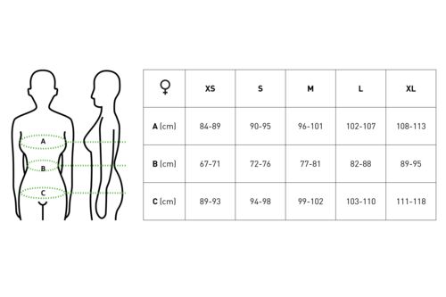 Fashionshirt Damen FASH-LAD-FT1-S, Diagramm, Handlung, Messungen