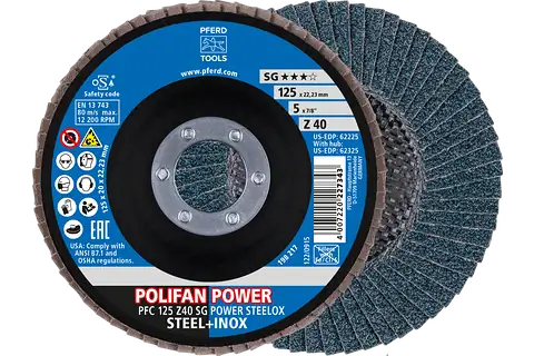 Pferd TOOLS BONUS PACK Trenn- und Fächerscheiben-Set PFC 125 Z40 SG POWER / EHT 125-1,0 SG STEELOX