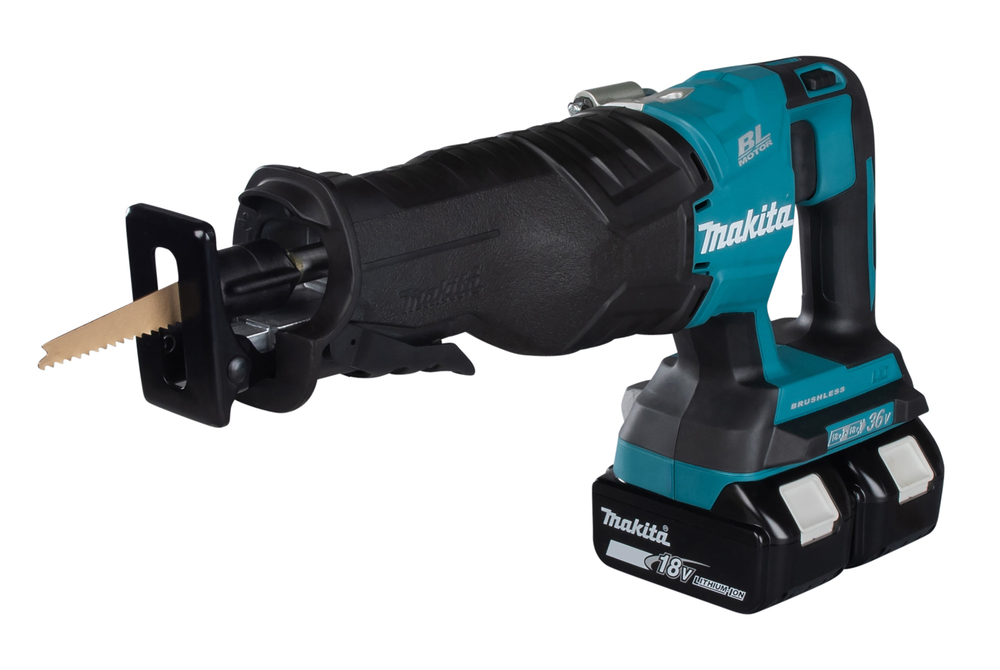 Makita Akku-Reciprosäge DJR360ZK 2x18V 36V bürstenlos 32mm Hubhöhe