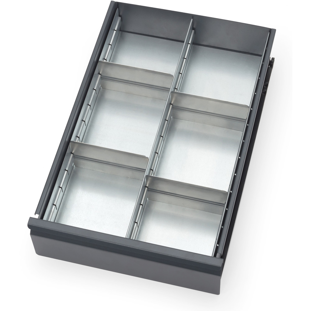 Fetra Schubladen-Einteilungs-Set 2146 verzinktes Stahlblech
