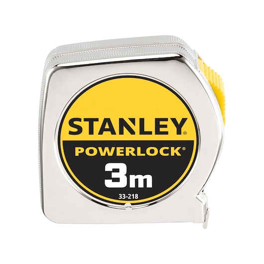 Stanley Rollbandmaß Powerlock 3m 12,7mm Metallgehäuse mit Mylar®-Beschichtung