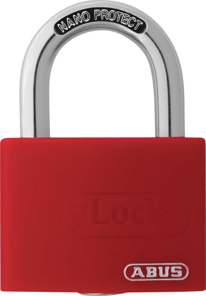 Hauptansicht | Vorhangschloss Aluminium T65AL/40 rot Lock-Tag