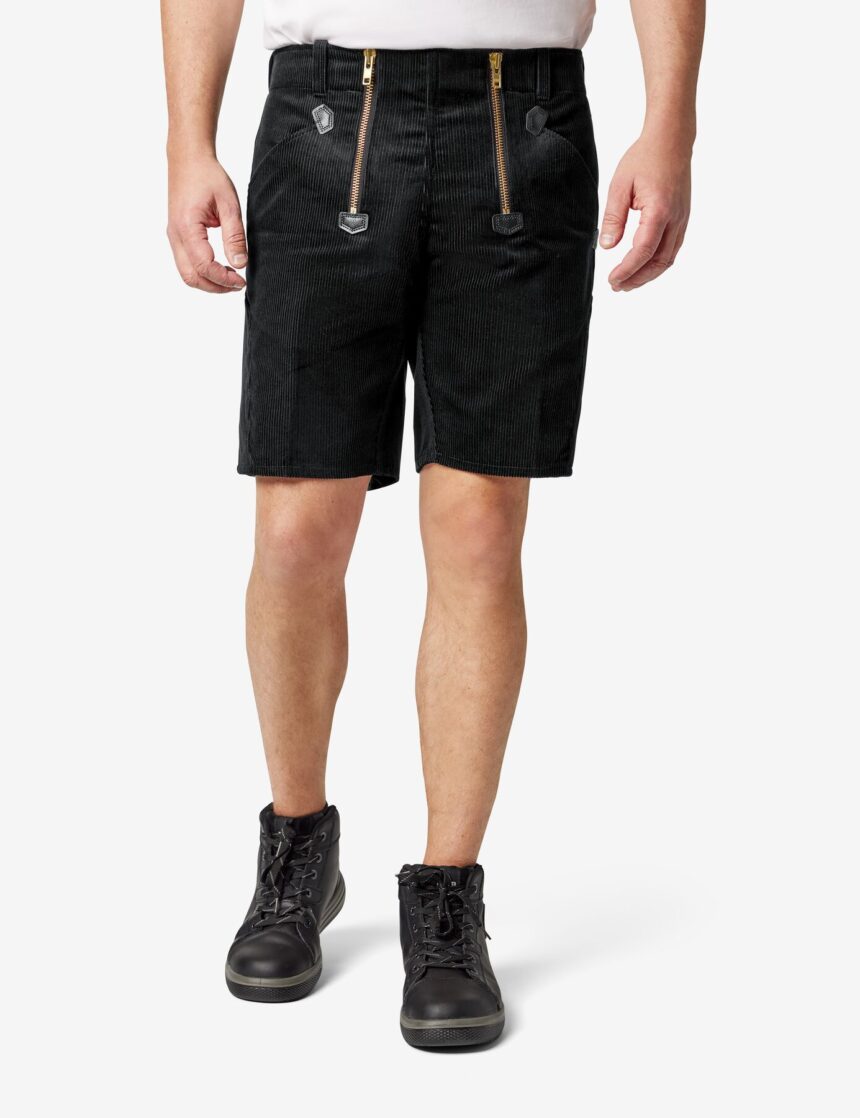 FHB HANS Zunft-Shorts Genuacord, schwarz, Gr. 52