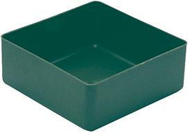 LA-KA-PE Einsatzkasten grün B99xT99xH40 mm LA-KA-PE