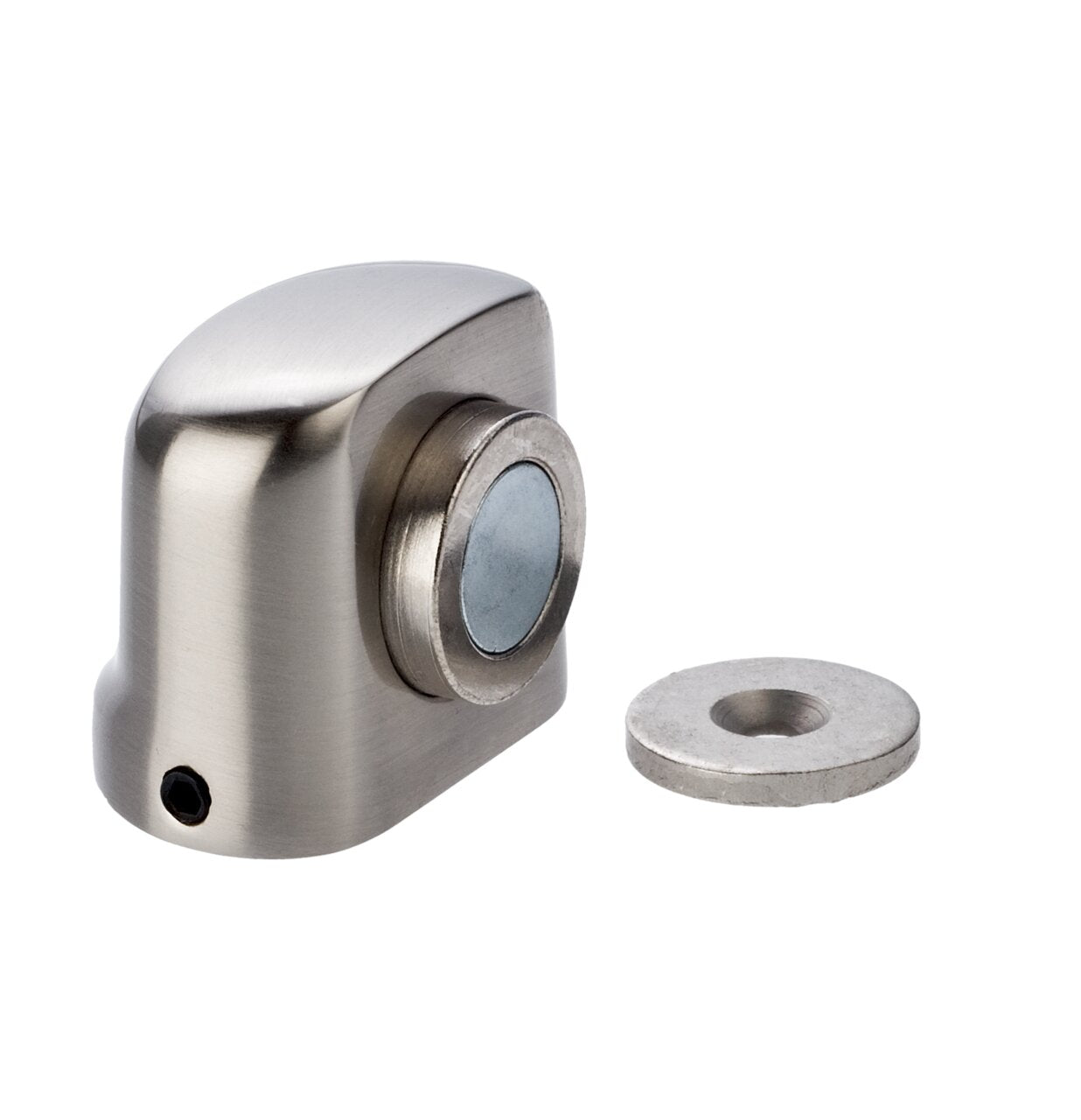 Burg Wächter Magnet-Türstopper TBM 2430 Ni SB Bodenmontage Edelstahloptik 30mm