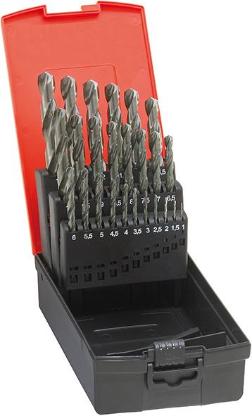 Spiralbohrer-Set DIN338 HSS geschliffen Typ N 1-10,5mm GÜHRING