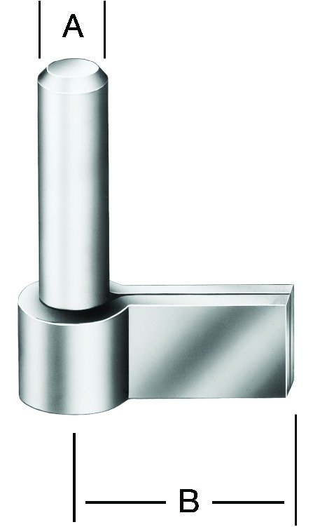 Vormann Anschweißkloben 16X65 Eisen bl.