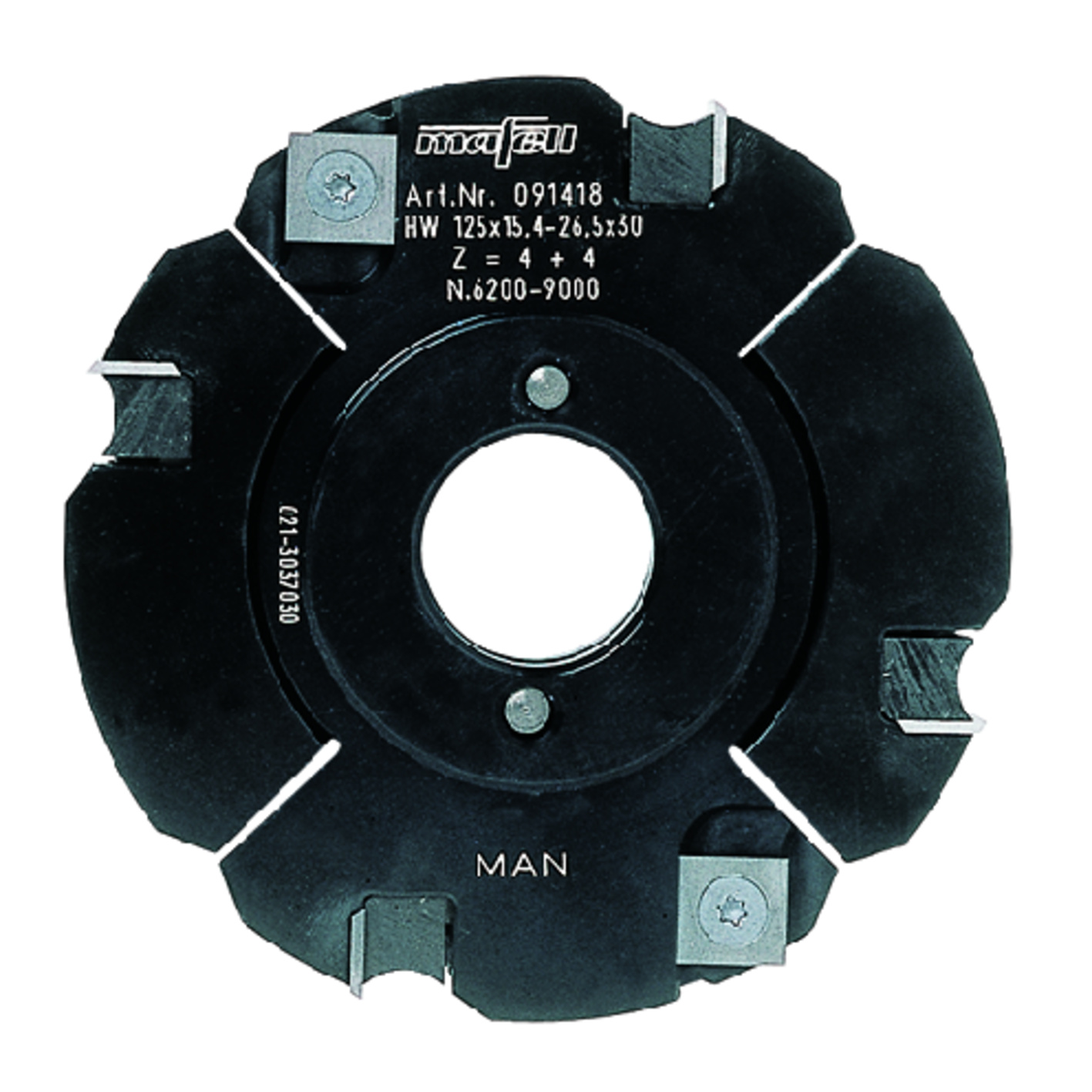 Mafell Wendeplatten-Verstellnuter, hartmetallbestückt, Ø 125 x 15,4 - 26,5 x 30 mm Hauptbild