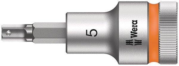 8740 C HF Zyklop bit socket with 1/2" drive with holding function, 5 x 60 m