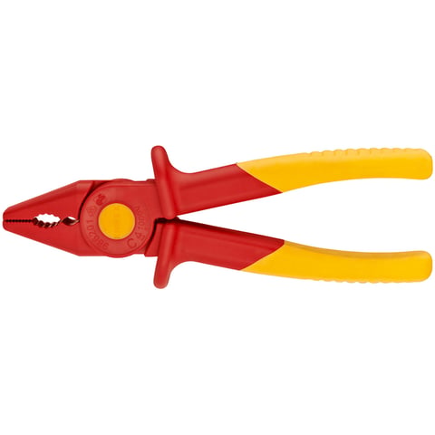 Knipex Greifzange aus Kunststoff isolierend 98 62 01 180 mm VDE