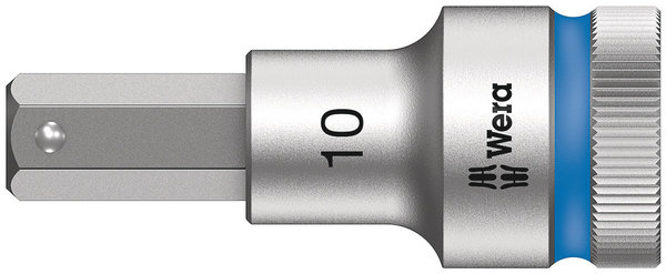 8740 C HF Zyklop bit socket with 1/2&quot; drive with holding function, 10 x 60