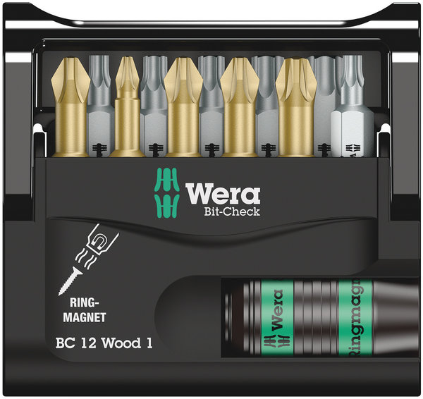 Bit-Check 12 Wood 1, 12 pieces, Munition, Waffe