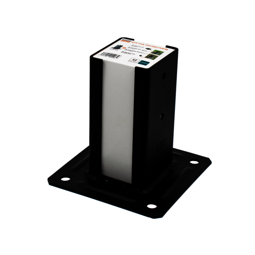 SIMPSON Kit Pfostenhalter schwarz