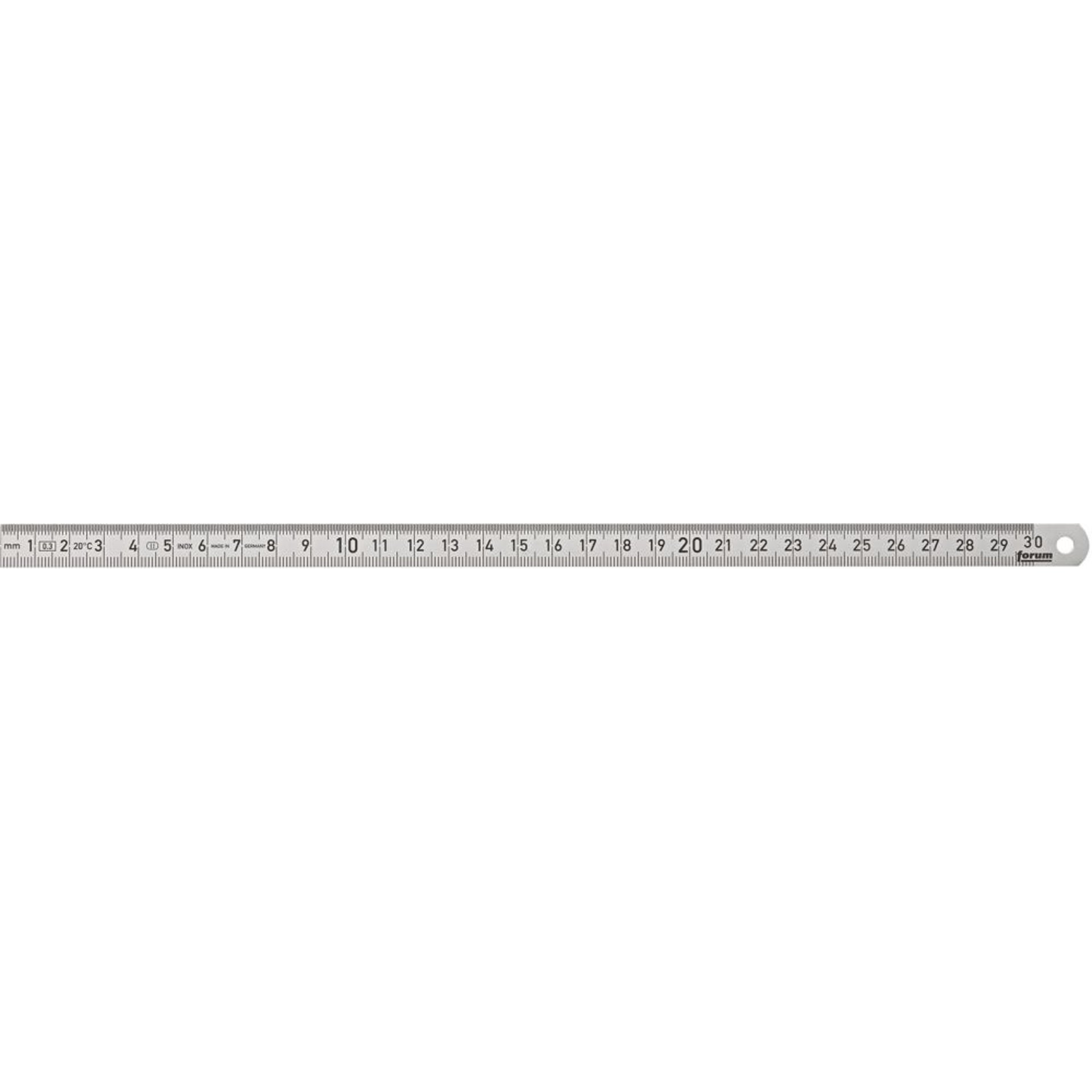 Forum Biegsamer Stahlmassstab 300x13mm rostfr.