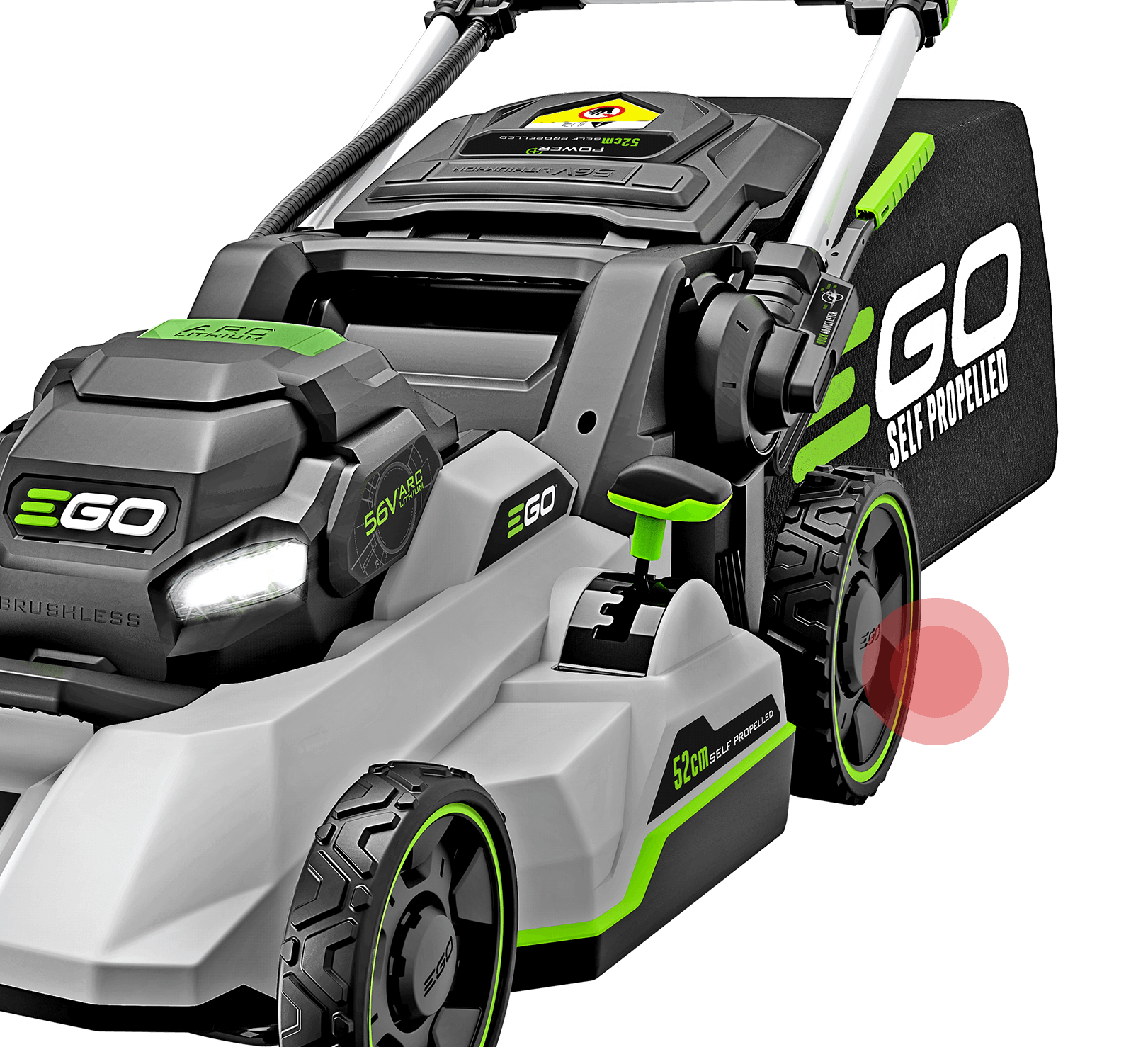 EGO LM1700E Akku-Rasenmäher 42cm mit Radantrieb ohne Akku & Ladegerät