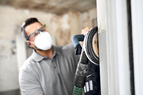 Bürstenkranz BC-RG 130, PPE, Schutzbrille, Atemschutz, Maskenpflicht, Handwerker